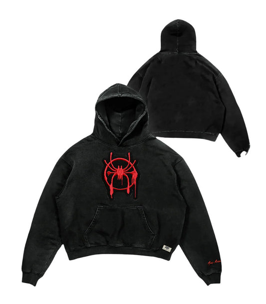 Mens Printed Hooded Shirt
