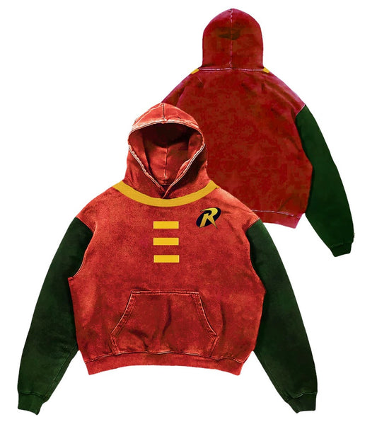 Mens Printed Hooded Shirt