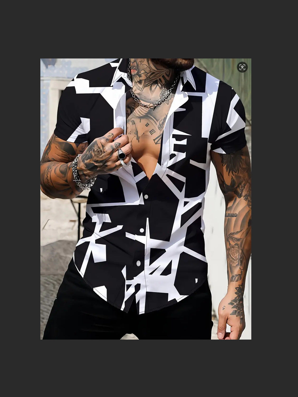 Mens Printed Shirt