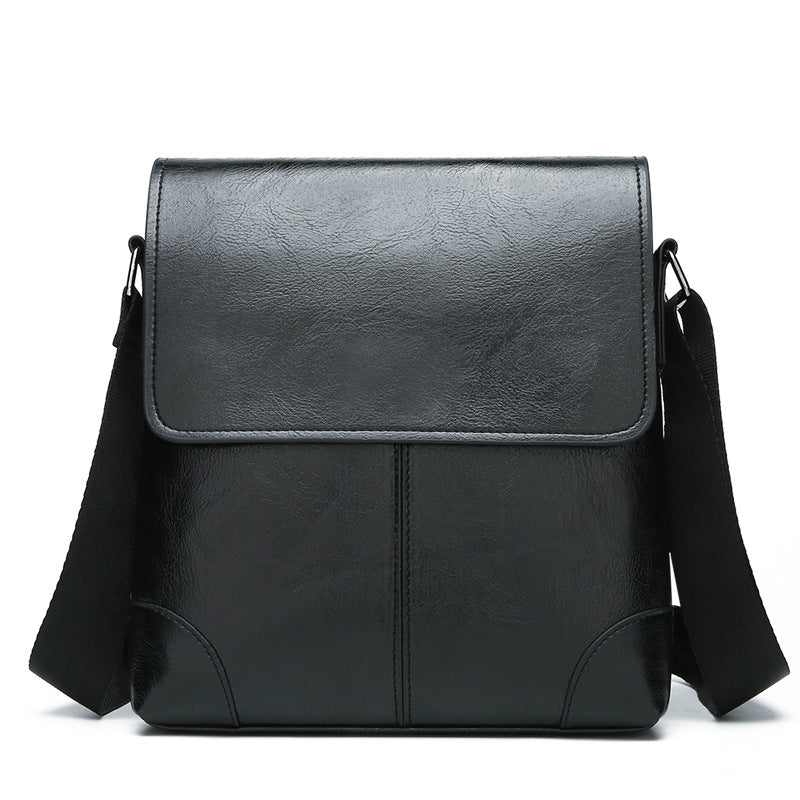 Mens PU Leather Business Shoulder Bag