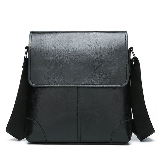 Mens PU Leather Business Shoulder Bag
