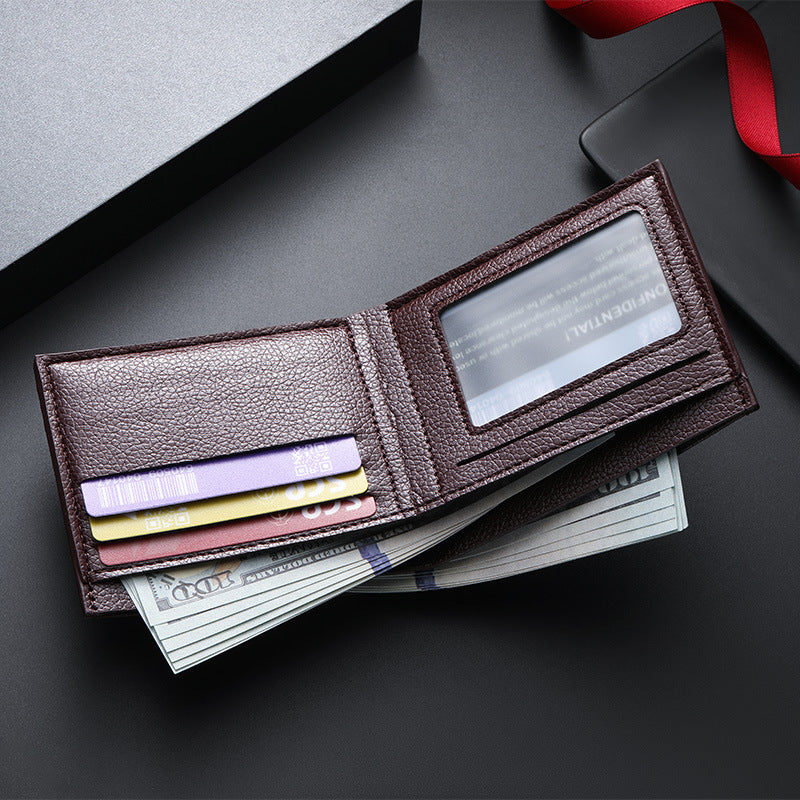 Mens PU Leather Multi Function Wallet