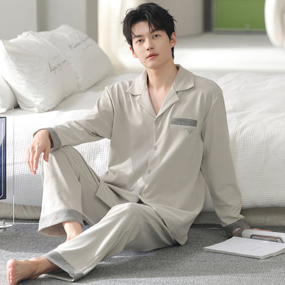 Mens Pure Cotton Pajama Set