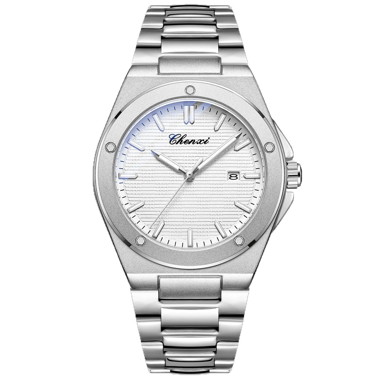 Mens Quartz Watch Calendar Luminous Water Resistant