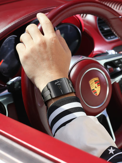 Mens Quartz Watch with Stainless Steel Band
