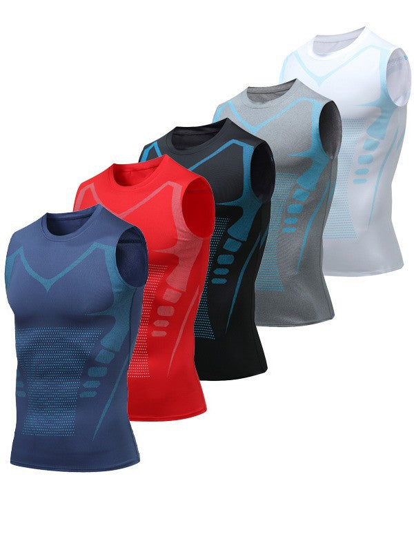 Mens Quick Dry Athletic Sleeveless Vest