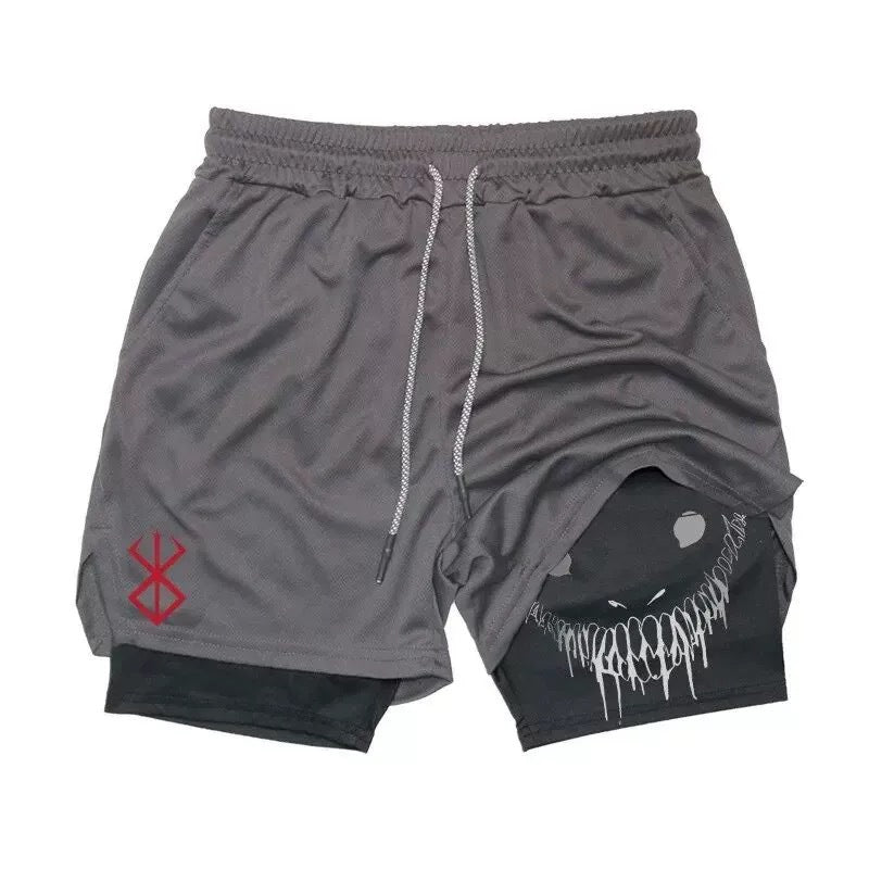 Mens Quick-Dry Athletic Training Shorts