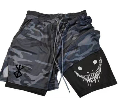 Mens Quick-Dry Athletic Training Shorts