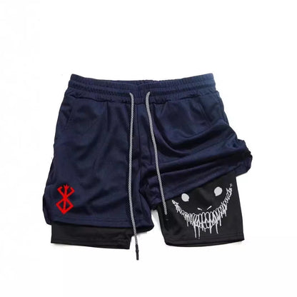 Mens Quick-Dry Athletic Training Shorts