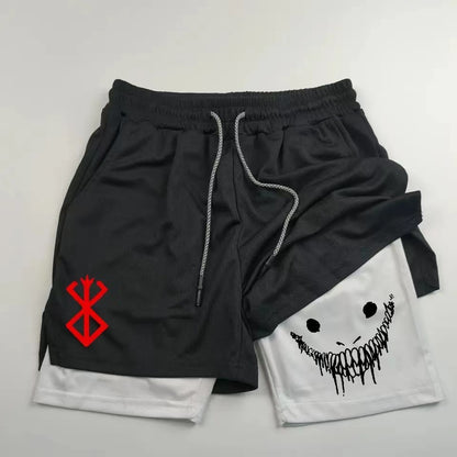 Mens Quick-Dry Athletic Training Shorts