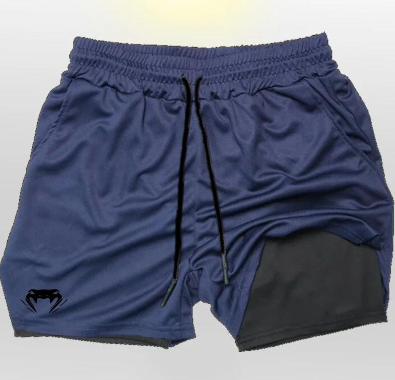 Mens Quick-Dry Athletic Training Shorts