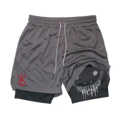 Mens Quick-Dry Athletic Training Shorts