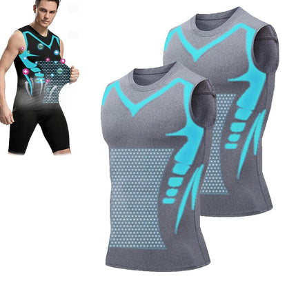 Mens Quick-Dry Breathable Fitness Vest