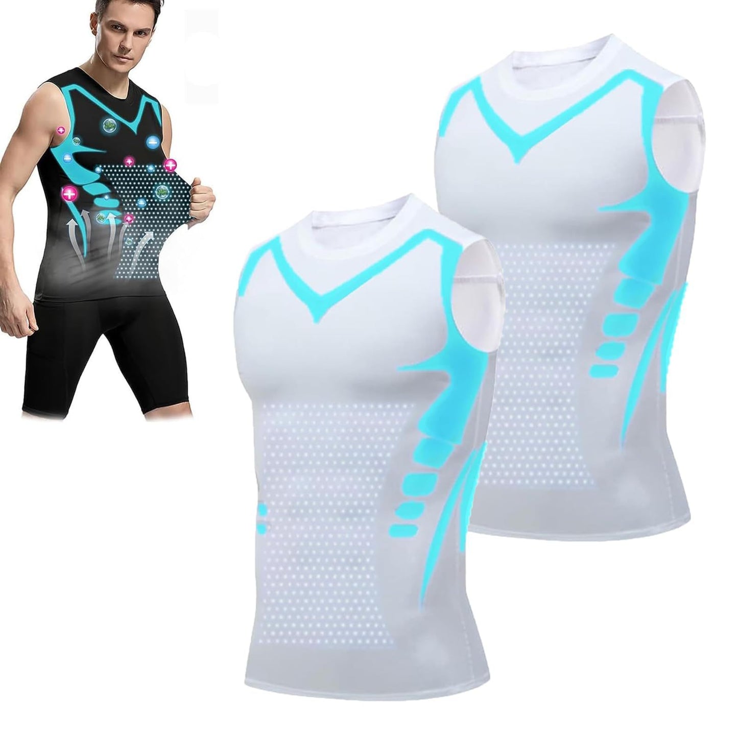 Mens Quick-Dry Breathable Fitness Vest
