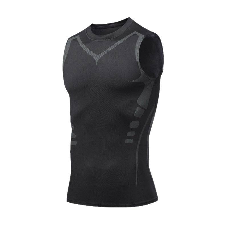 Mens Quick-Dry Breathable Fitness Vest