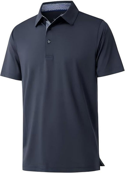 Mens Quick-Dry Breathable Polo Shirt