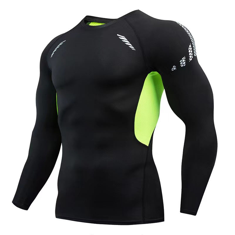 Mens Quick Dry Compression Sport Shirt