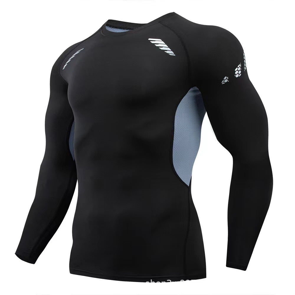 Mens Quick Dry Compression Sport Shirt