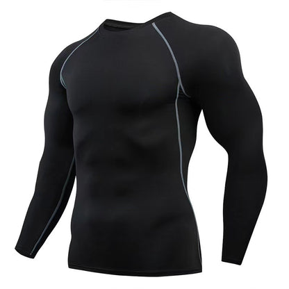 Mens Quick Dry Compression Sport Shirt