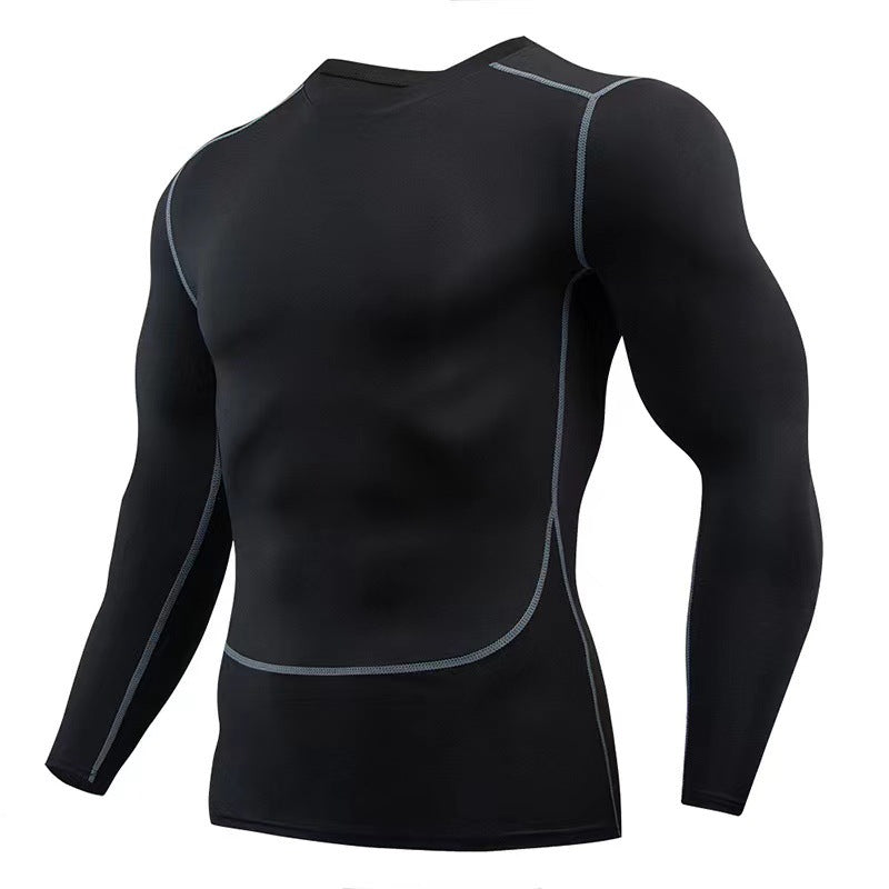 Mens Quick Dry Compression Sport Shirt