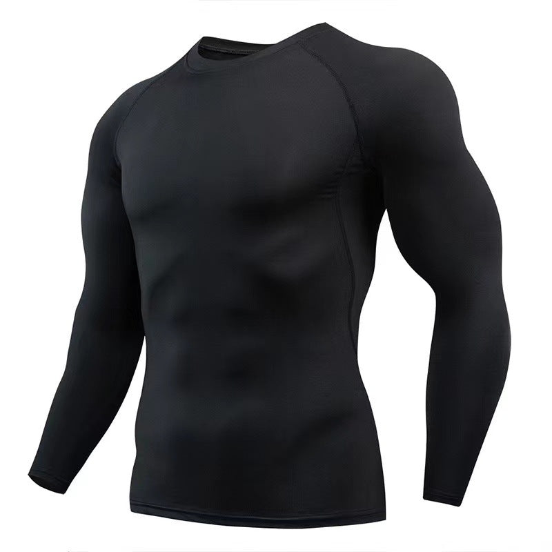 Mens Quick Dry Compression Sport Shirt
