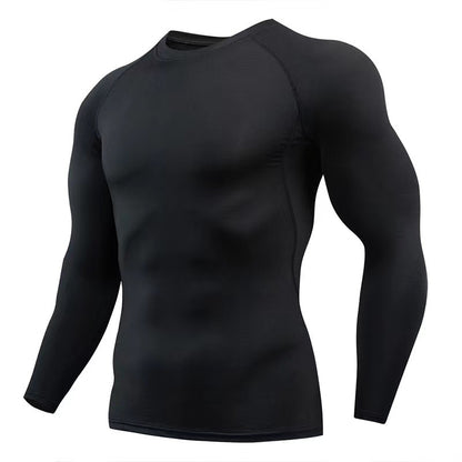 Mens Quick Dry Compression Sport Shirt