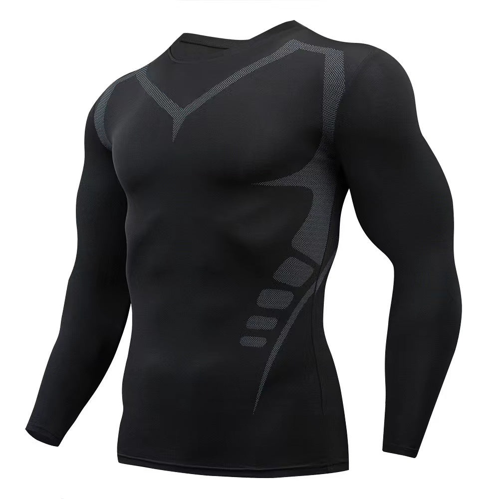 Mens Quick Dry Compression Sport Shirt