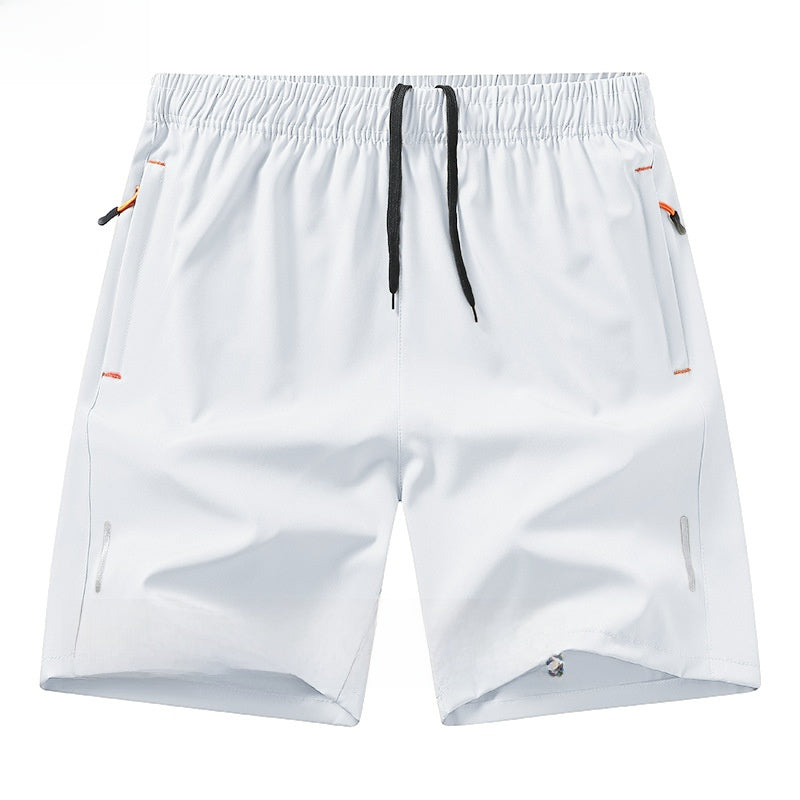 Mens Quick-Dry Elastic Casual Shorts