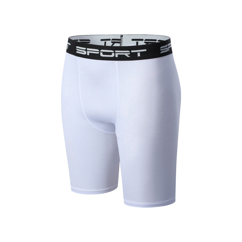 Mens Quick Dry Elastic Sports Shorts