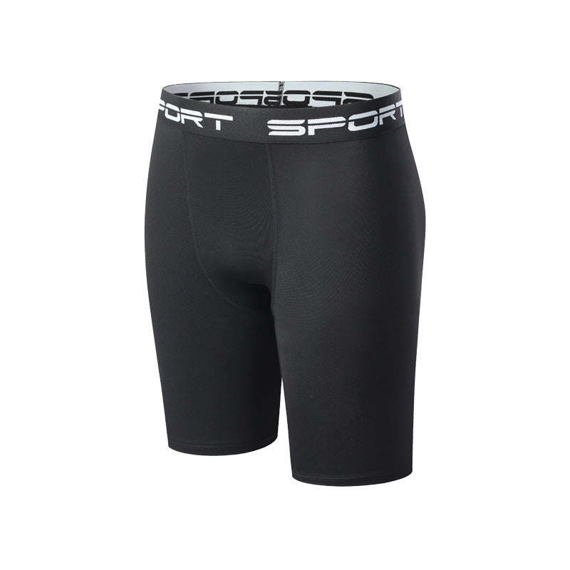 Mens Quick Dry Elastic Sports Shorts