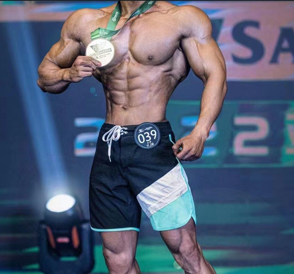 Mens Quick-Dry Fitness Beach Shorts