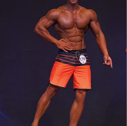 Mens Quick-Dry Fitness Beach Shorts