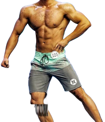 Mens Quick-Dry Fitness Beach Shorts