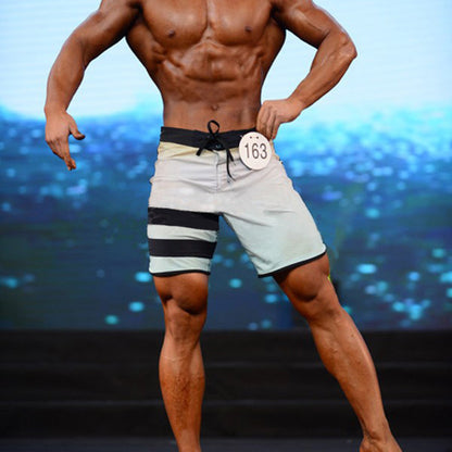 Mens Quick-Dry Fitness Beach Shorts