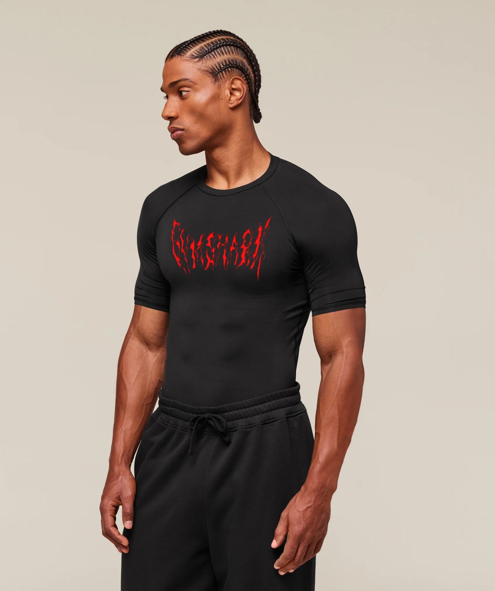 Mens Quick-Dry Fitness Compression T-Shirt