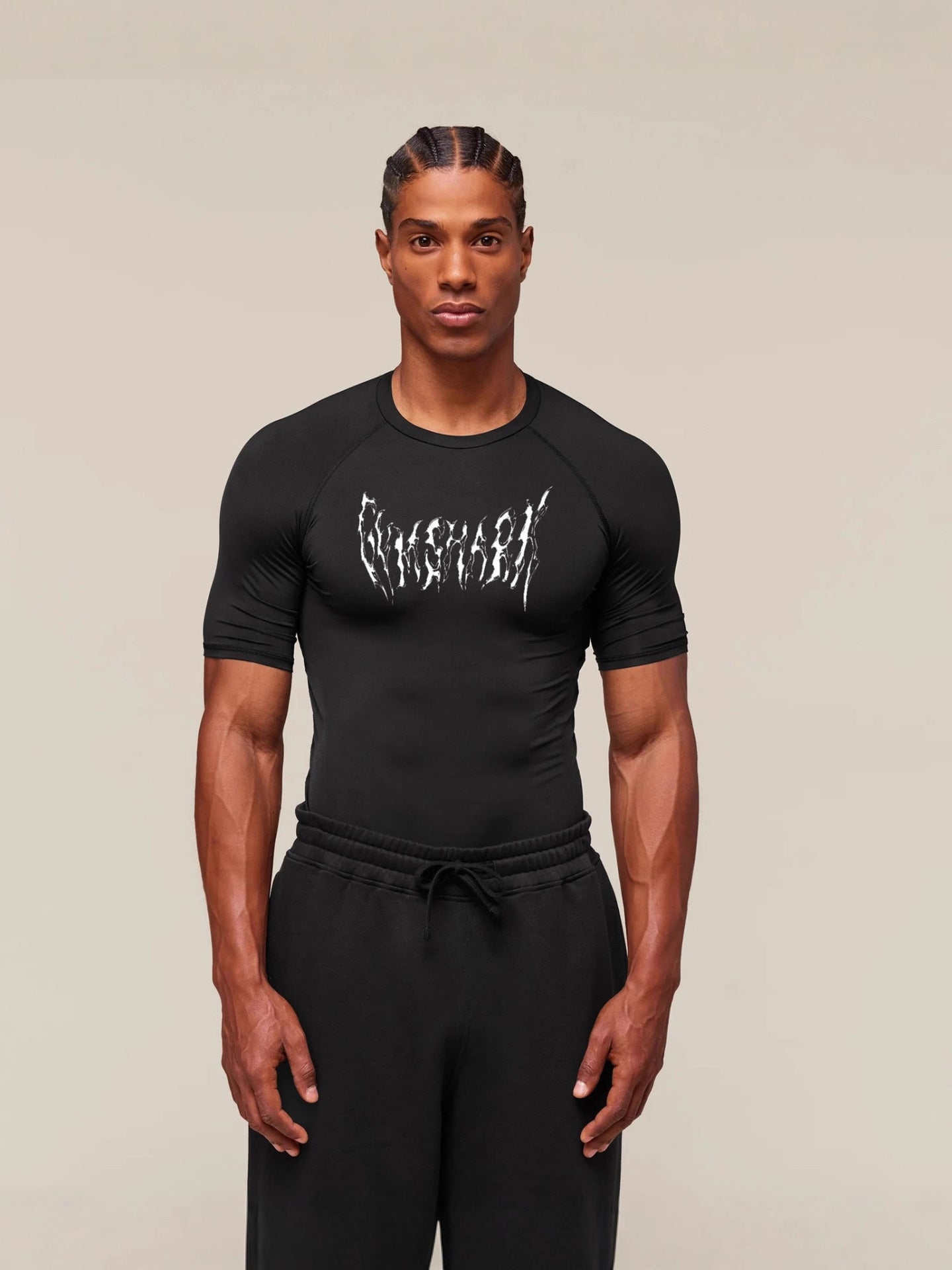 Mens Quick-Dry Fitness Compression T-Shirt