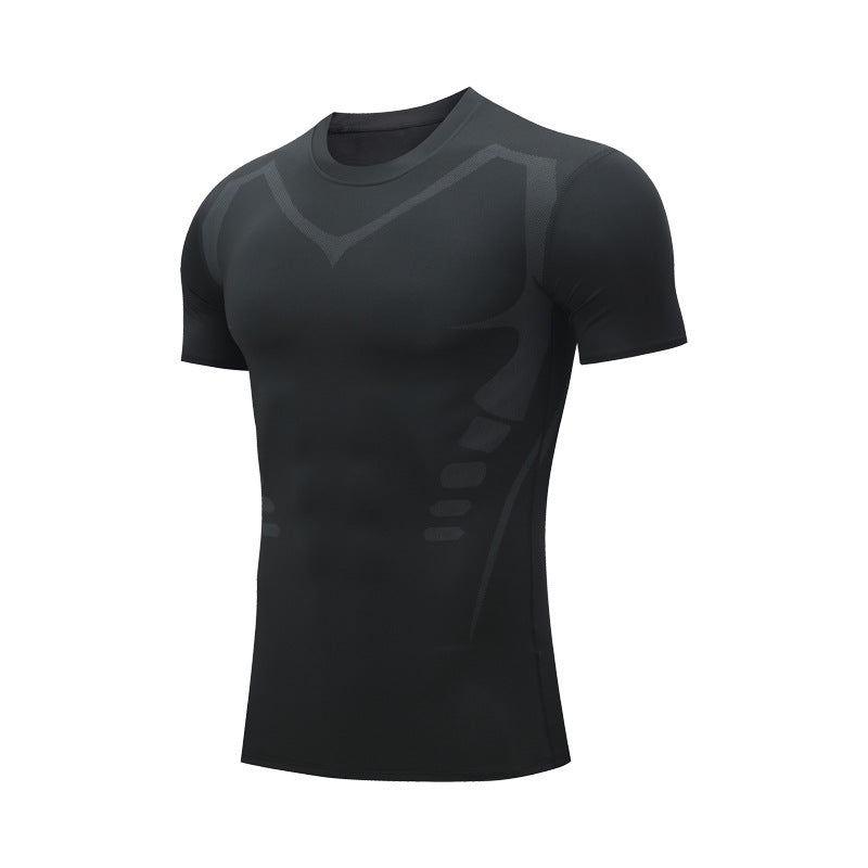 Mens Quick Dry Fitness Long Sleeve Shirt