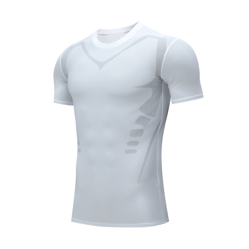 Mens Quick Dry Fitness Long Sleeve Shirt