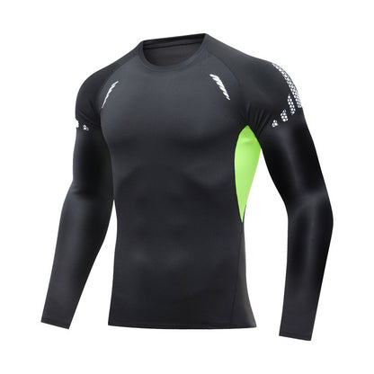Mens Quick Dry Fitness Long Sleeve Shirt