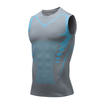 Mens Quick Dry Fitness Long Sleeve Shirt