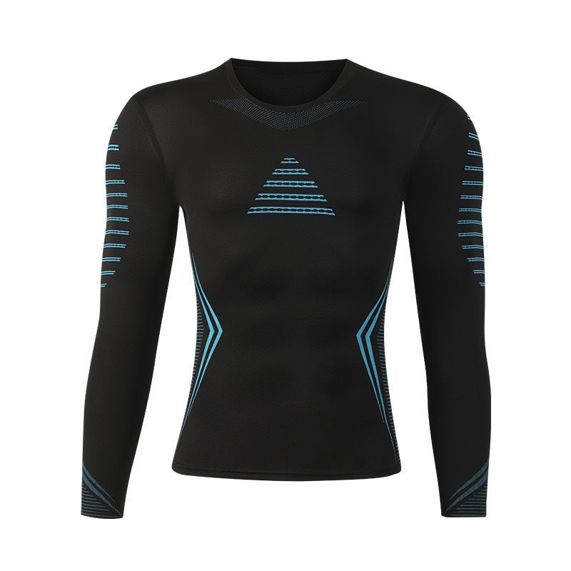 Mens Quick Dry Fitness Long Sleeve Shirt
