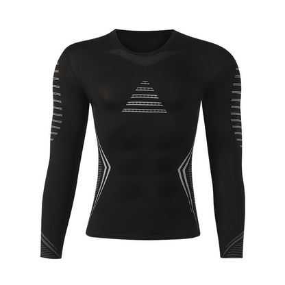 Mens Quick Dry Fitness Long Sleeve Shirt