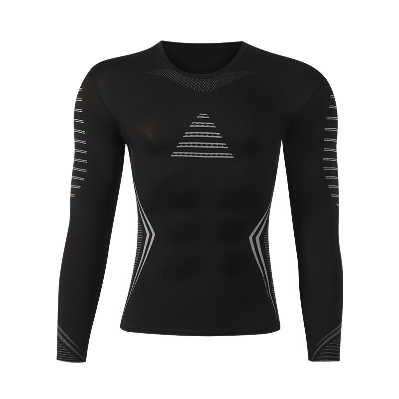 Mens Quick Dry Fitness Long Sleeve Shirt