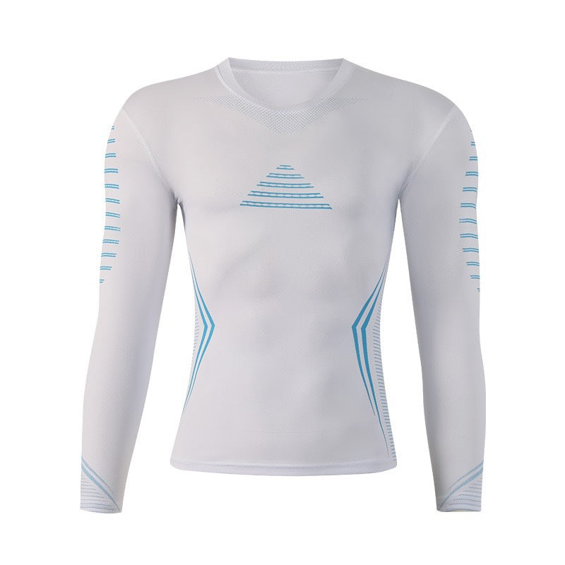 Mens Quick Dry Fitness Long Sleeve Shirt