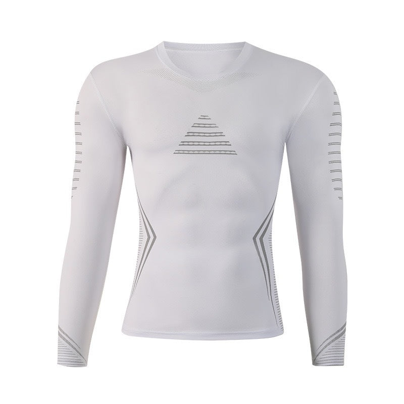 Mens Quick Dry Fitness Long Sleeve Shirt