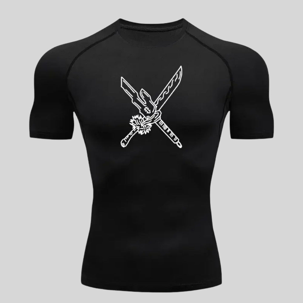 Mens Quick Dry Fitness Training Shirt