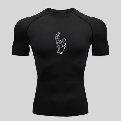Mens Quick Dry Fitness Training Shirt