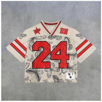 Mens Quick Dry Football Jersey T-shirt