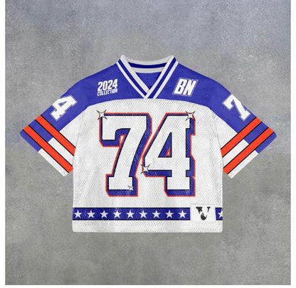 Mens Quick Dry Football Jersey T-shirt