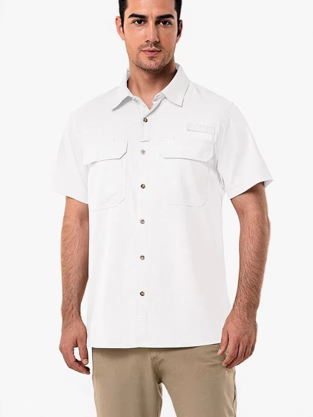 Mens Quick-Dry Short Sleeve Shirt